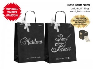 BUSTE IN CARTA KRAFT NERA
